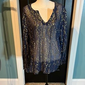 EUC XL SILK LILLY PULITZER TOP WORN ONCE PERFECT CONDITION